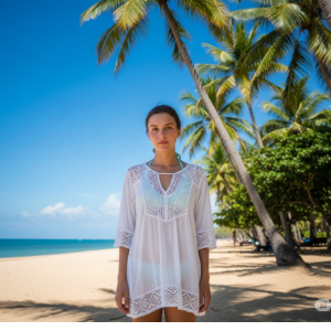 Cotton white Crochet blouse